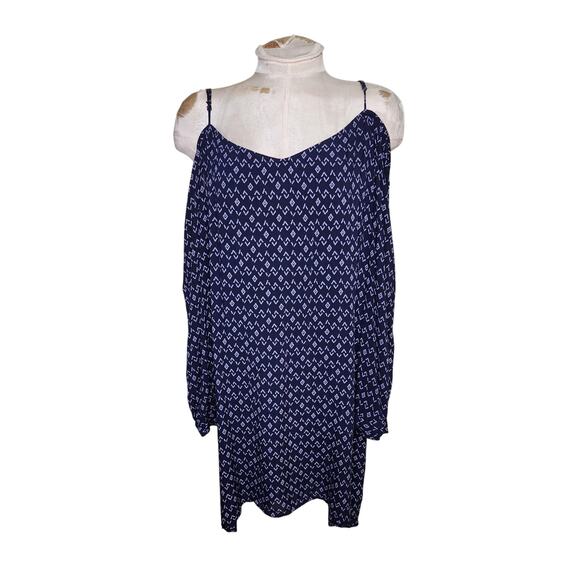 Cloth & Stone Long Sleeve Cold Shoulder Dress SZ M - Picture 1 of 6